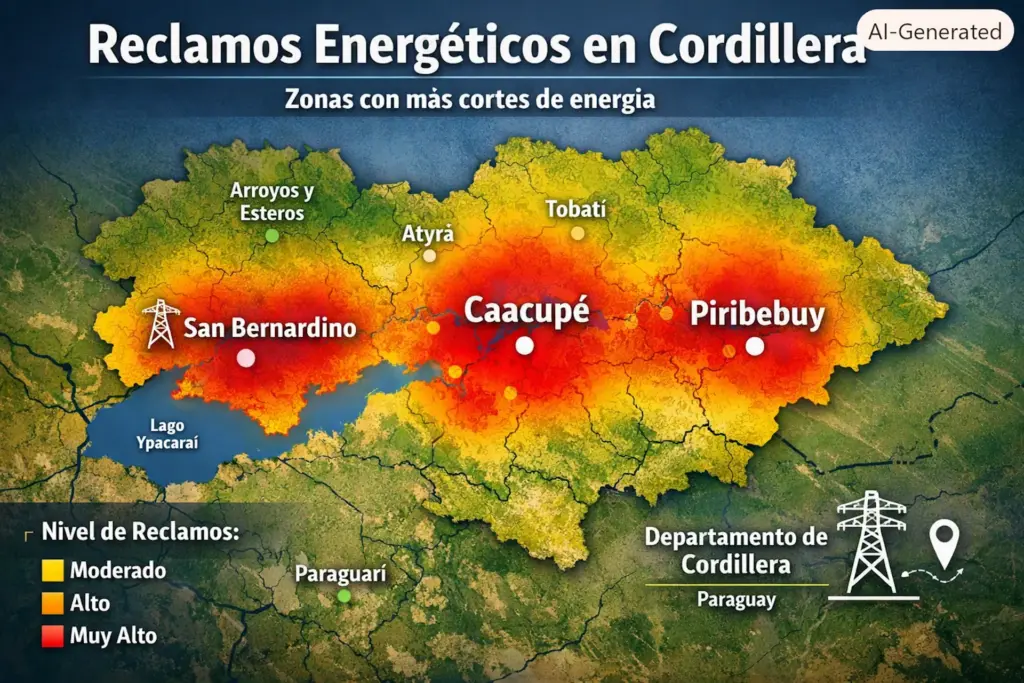 mapa de calor reclamos ande